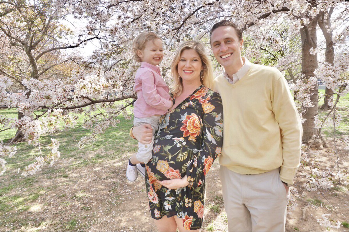 Taking in the Cherry Blossoms in Our Last Days as a Family of Three!
